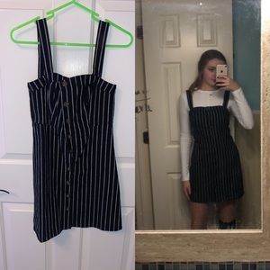 Hollister overall dress buttoned